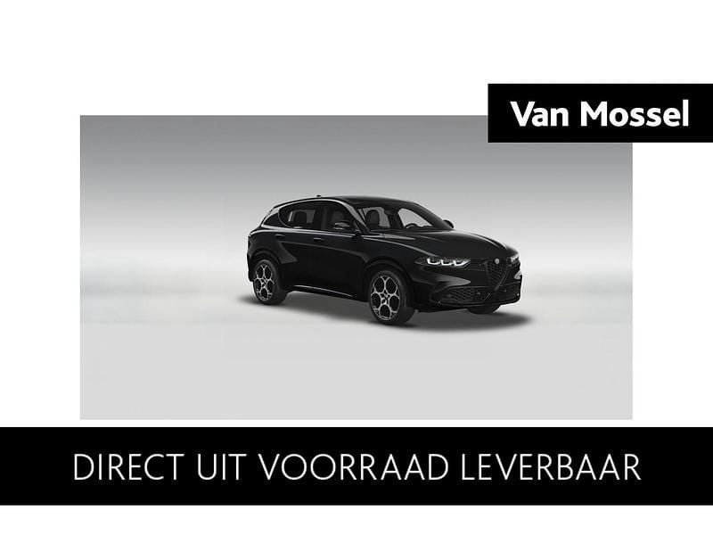 Zwart Nieuw 2025 Alfa Romeo Tonale Sprint SUV | € 53.452 (Iets duurder) - Afbeelding 1/4