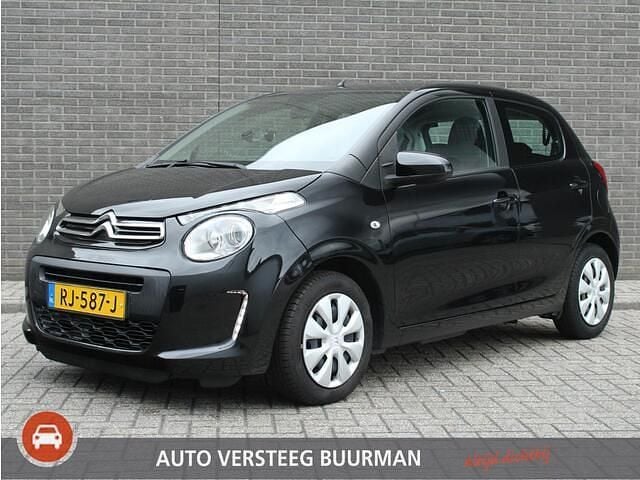 Zwart Gebruikt 2017 Citroën C1 Feel Hatchback | € 6.750 (Eerlijke prijs) - Afbeelding 1/4