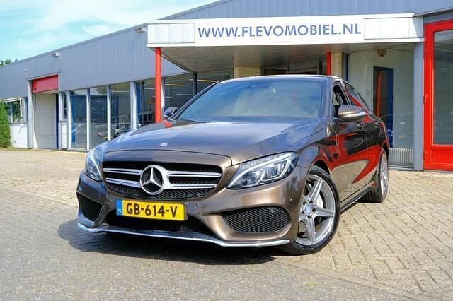 Beige Gebruikt 2015 Mercedes C250 Ambition Sedan | € 16.950 (Super prijs) - Afbeelding 1/4