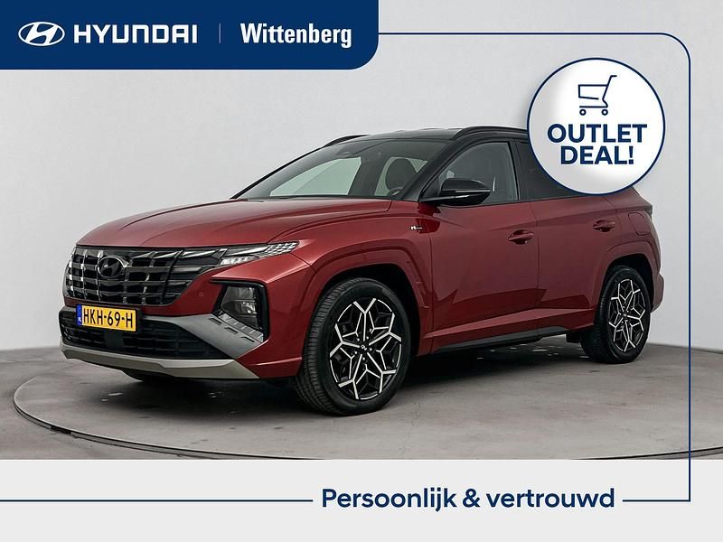 Rood Gebruikt 2021 Hyundai Tucson Premium SUV | € 29.900 (Eerlijke prijs) - Afbeelding 1/4