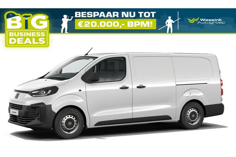 Gelato wit Nieuw 2024 Fiat Scudo Comfort MPV | € 31.199 - Afbeelding 1/4