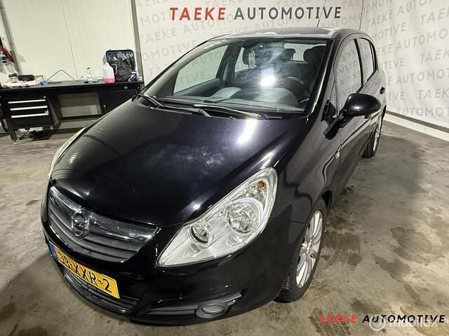 Zwart Gebruikt 2008 Opel Corsa Business Hatchback | € 1.450 (Goede deal) - Afbeelding 1/4