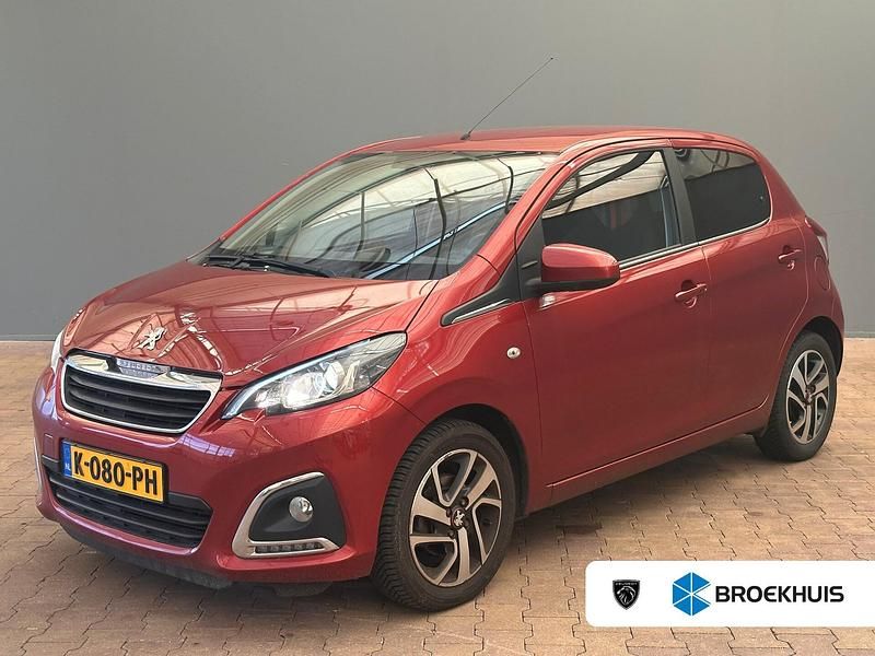 Rood Gebruikt 2020 Peugeot 108 Allure Hatchback | € 10.900 (Eerlijke prijs) - Afbeelding 1/4