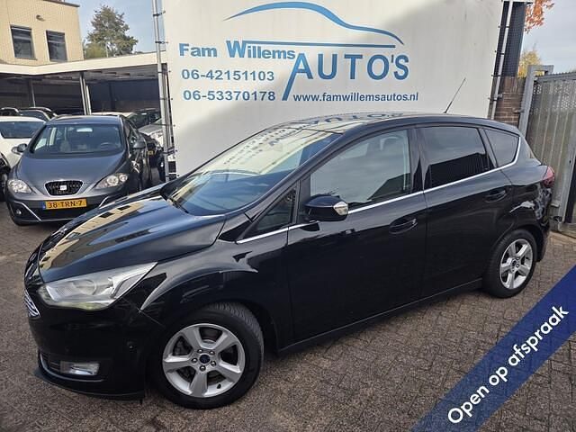 Zwart Gebruikt 2015 Ford C-MAX Titanium MPV | € 6.996 (Super prijs) - Afbeelding 1/4