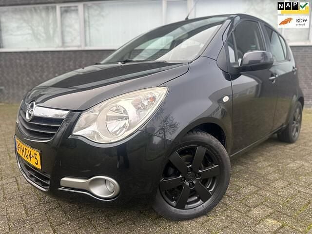 Zwart Gebruikt 2008 Opel Agila Enjoy Hatchback | € 2.999 (Goede deal) - Afbeelding 1/4