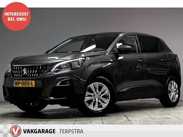 Grijs (metallic) Gebruikt 2017 Peugeot 3008 Active SUV | € 13.995 (Goede deal) - Afbeelding 1/4