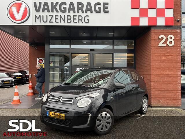 Zwart Gebruikt 2017 Citroën C1 Feel Hatchback | € 6.945 (Eerlijke prijs) - Afbeelding 1/4