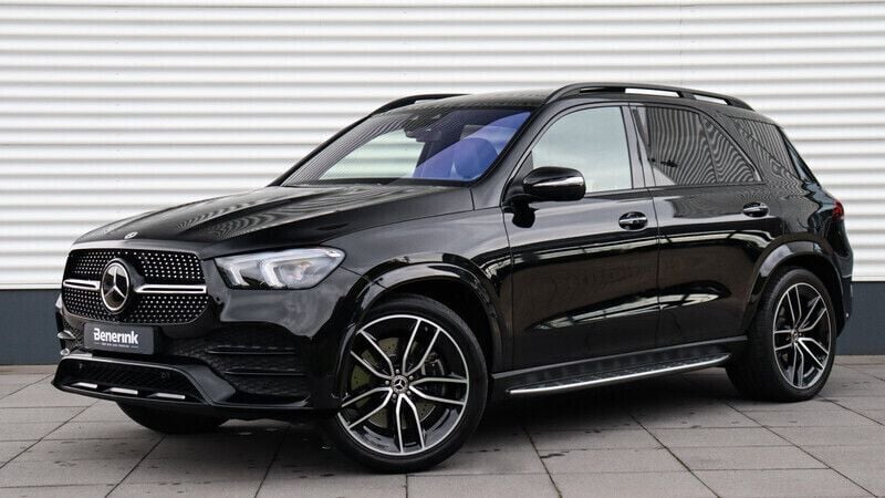 Zwart Gebruikt 2023 Mercedes GLE350 AMG line SUV | € 67.950 - Afbeelding 1/4