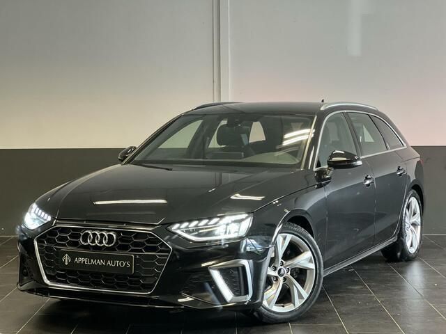Zwart Gebruikt 2023 Audi A4 S-Line Stationwagen | € 34.995 (Super prijs) - Afbeelding 1/4