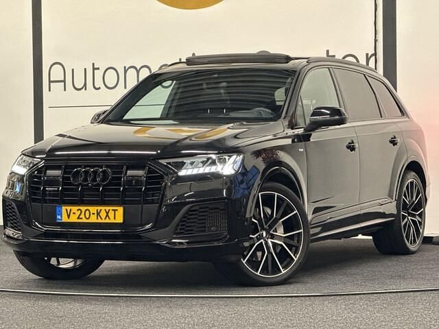 Zwart Occasion 2024 Audi Q7 S-Line SUV | € 79.995 (Eerlijke prijs) - Afbeelding 1/4