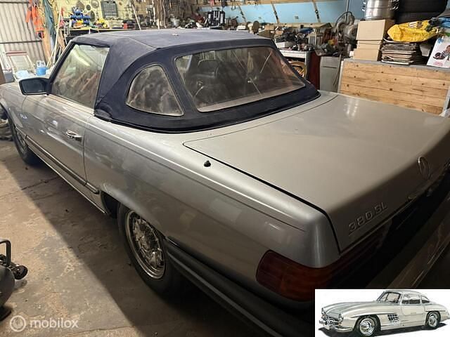 Occasion Mercedes SL380 218 PK (160 kW) 1984 Zilver Cabriolet