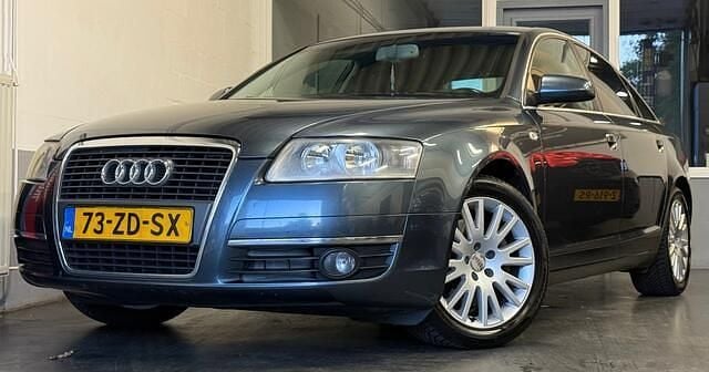 Blauw, metallic lak Gebruikt 2008 Audi A6 Business Sedan | € 3.995 (Eerlijke prijs) - Afbeelding 1/4