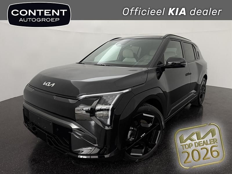 Aurora black pearl (zwart metallic) Nieuw 2026 Kia EV3 GT-Line SUV | € 43.490 (Eerlijke prijs) - Afbeelding 1/4