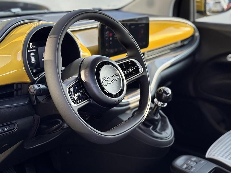 Nieuw Fiat 500 Launch Edition 2026 Geel Hatchback