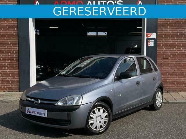 Grijs Gebruikt 2002 Opel Corsa Hatchback | € 1.250 (Eerlijke prijs) - Afbeelding 1/4