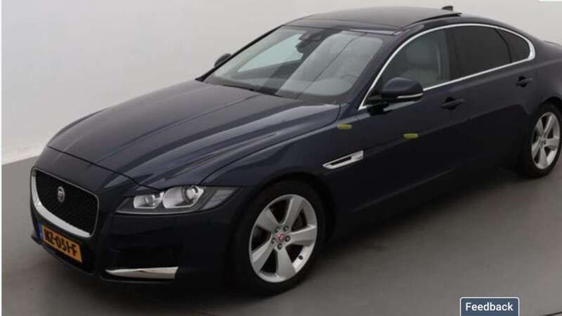 Blauw Gebruikt 2017 Jaguar XF R-Sport Sedan | € 19.500 (Eerlijke prijs) - Afbeelding 1/4