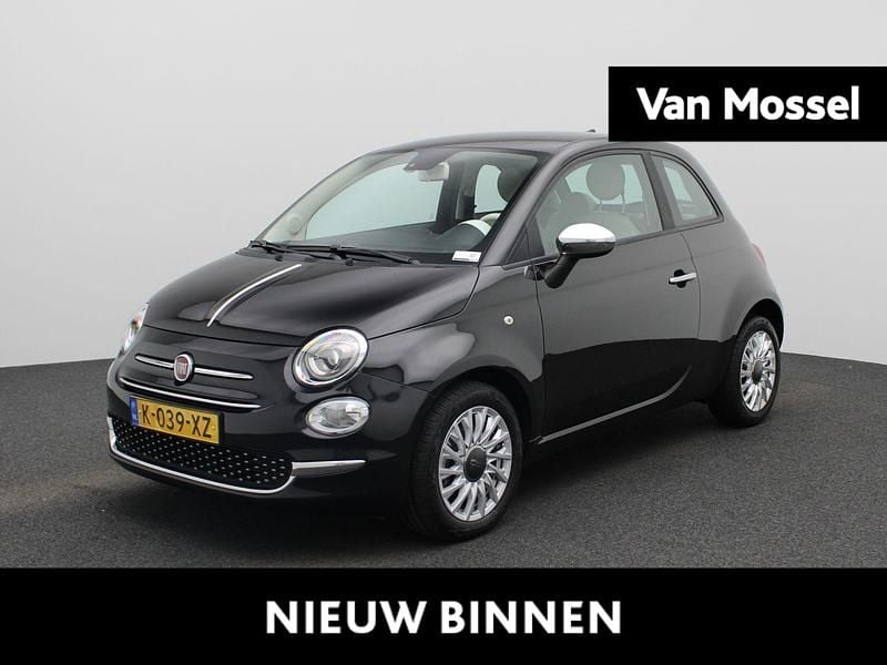 Zwart Gebruikt 2021 Fiat 500 Lounge Hatchback | € 13.500 (Eerlijke prijs) - Afbeelding 1/4