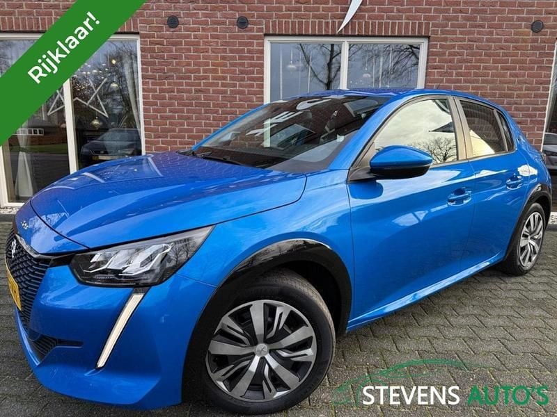 Blauw Gebruikt 2020 Peugeot e-208 Active Hatchback | € 12.444 (Super prijs) - Afbeelding 1/4