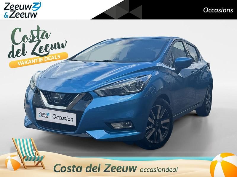 Blauw Gebruikt 2018 Nissan Micra N-Connecta Hatchback | € 10.950 (Eerlijke prijs) - Afbeelding 1/4