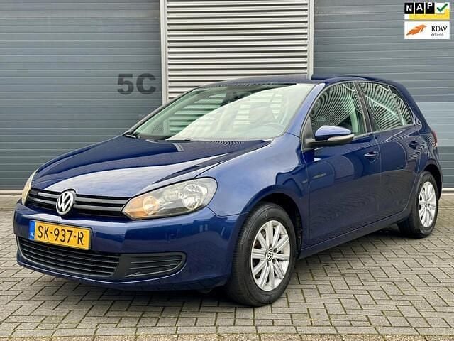Occasion VW Golf VI Trendline 102 PK (75 kW) 2009 Blauw Hatchback