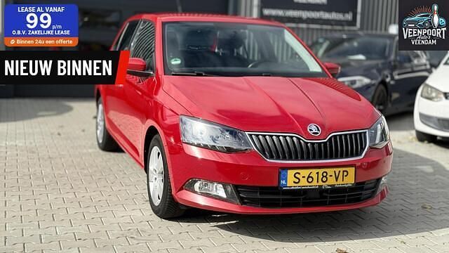 Rood Gebruikt 2016 Skoda Fabia Hatchback | € 5.989 (Eerlijke prijs) - Afbeelding 1/4