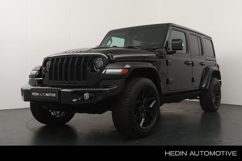 Zwart Gebruikt 2022 Jeep Wrangler Unlimited Sahara SUV | € 59.945 (Super prijs) - Afbeelding 1/4