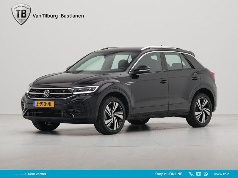 Zwart Gebruikt 2024 VW T-Roc R-line SUV | € 35.235 (Eerlijke prijs) - Afbeelding 1/4