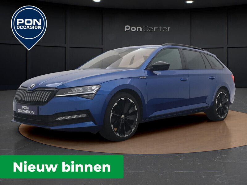 Blauw Gebruikt 2020 Skoda Superb Business Line Stationwagen | € 24.950 (Eerlijke prijs) - Afbeelding 1/3
