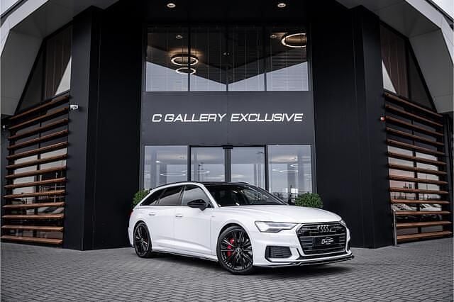 Wit Gebruikt 2021 Audi A6 Competition Stationwagen | € 44.995 (Eerlijke prijs) - Afbeelding 1/4