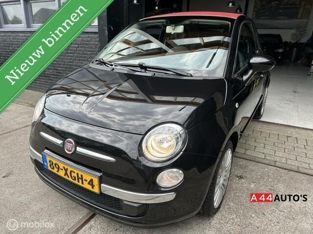 Zwart Gebruikt 2012 Fiat 500 Cabriolet | € 6.750 (Goede deal) - Afbeelding 1/4