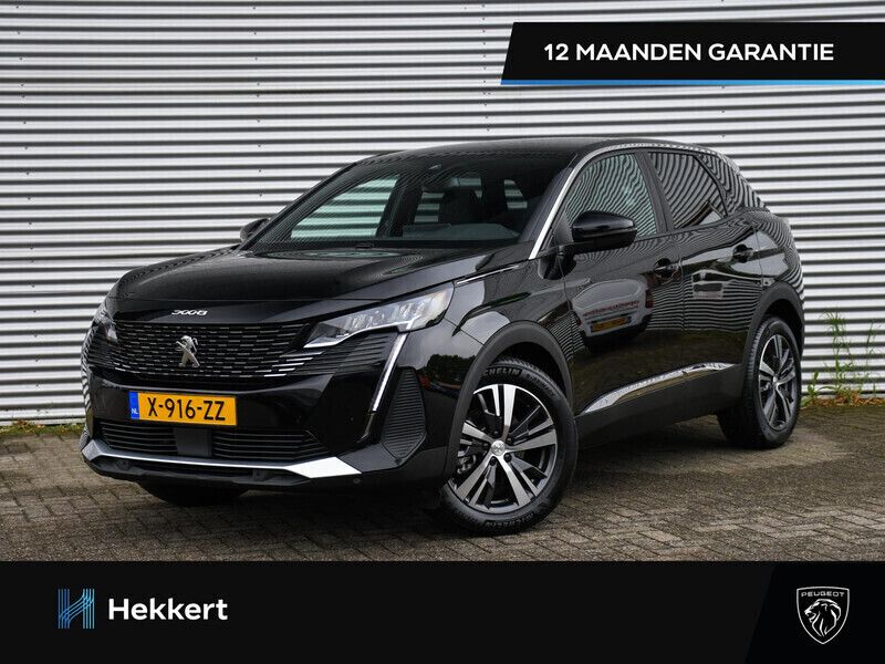Zwart Gebruikt 2024 Peugeot 3008 Allure SUV | € 29.995 (Eerlijke prijs) - Afbeelding 1/4
