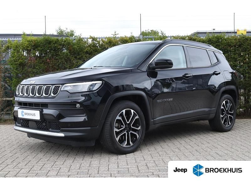 Zwart Gebruikt 2022 Jeep Compass Limited SUV | € 24.900 (Eerlijke prijs) - Afbeelding 1/4