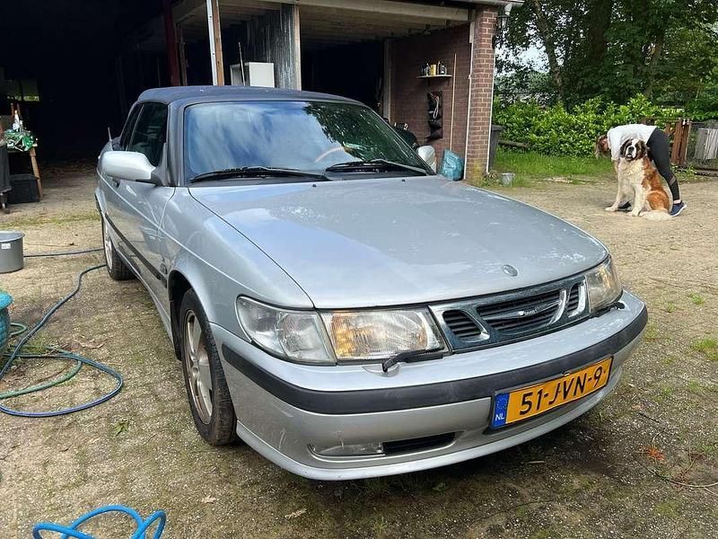 Grijs Gebruikt 2002 Saab 9-3 Cabriolet Cabriolet | € 5.500 (Goede deal) - Afbeelding 1/4
