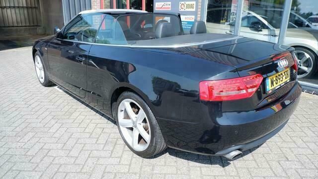 Occasion Audi A5 Cabriolet S-Line 245 PK (180 kW) 2009 Zwart Cabriolet