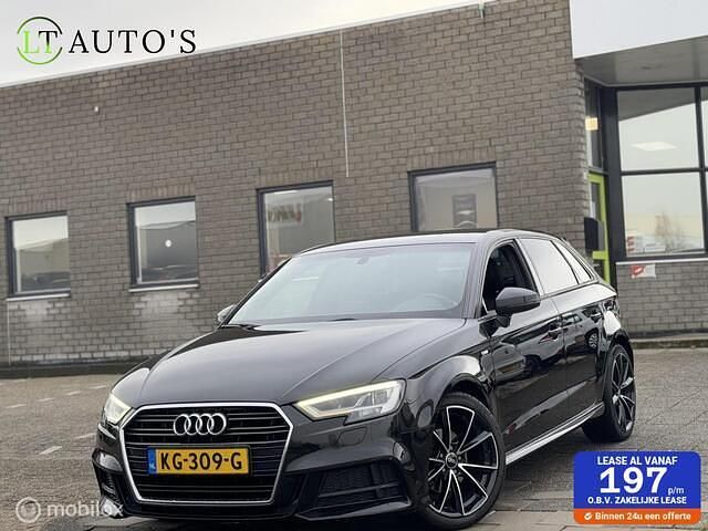 Zwart Gebruikt 2016 Audi A3 Sportback Sport Hatchback | € 11.950 (Eerlijke prijs) - Afbeelding 1/4