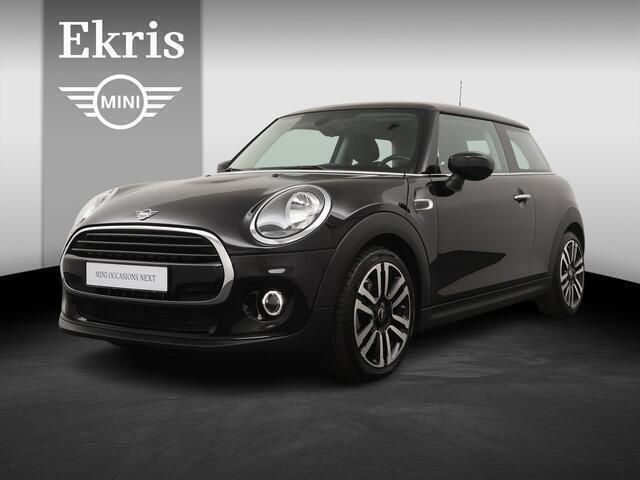 Midnight black metallic (donker zwart) Gebruikt 2020 Mini Cooper Salt Hatchback | € 19.900 (Goede deal) - Afbeelding 1/4