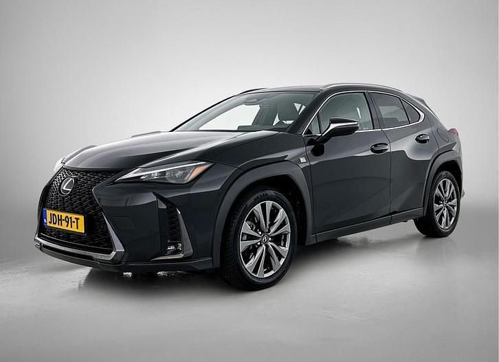 Donker zwart metallic Gebruikt 2024 Lexus UX 300e F Sport SUV | € 41.950 - Afbeelding 1/4