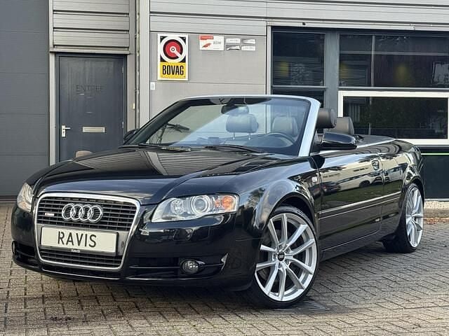 Occasion Audi A4 Cabriolet S-Line 200 PK (147 kW) 2007 Zwart Cabriolet