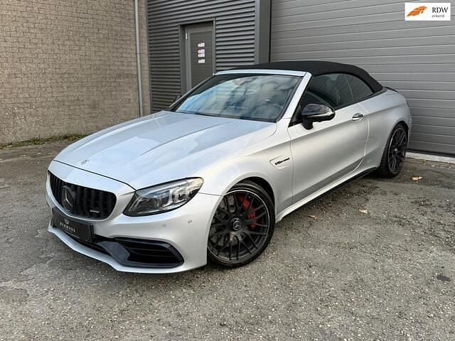Zilver Gebruikt 2019 Mercedes S63 AMG AMG Cabriolet | € 63.950 (Eerlijke prijs) - Afbeelding 1/4