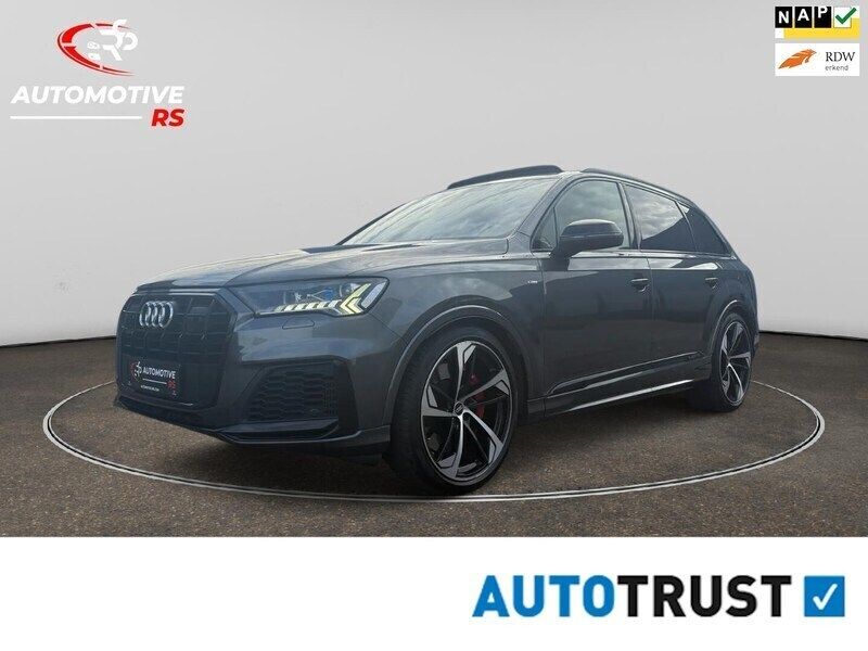 Grijs Gebruikt 2021 Audi Q7 Competition SUV | € 44.945 (Eerlijke prijs) - Afbeelding 1/4