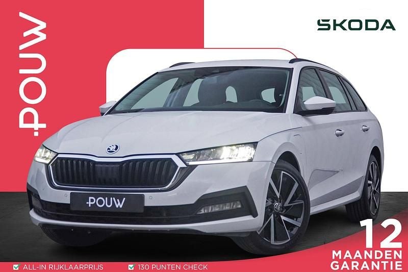 Wit Gebruikt 2022 Skoda Octavia Business Line Stationwagen | € 22.950 (Goede deal) - Afbeelding 1/4