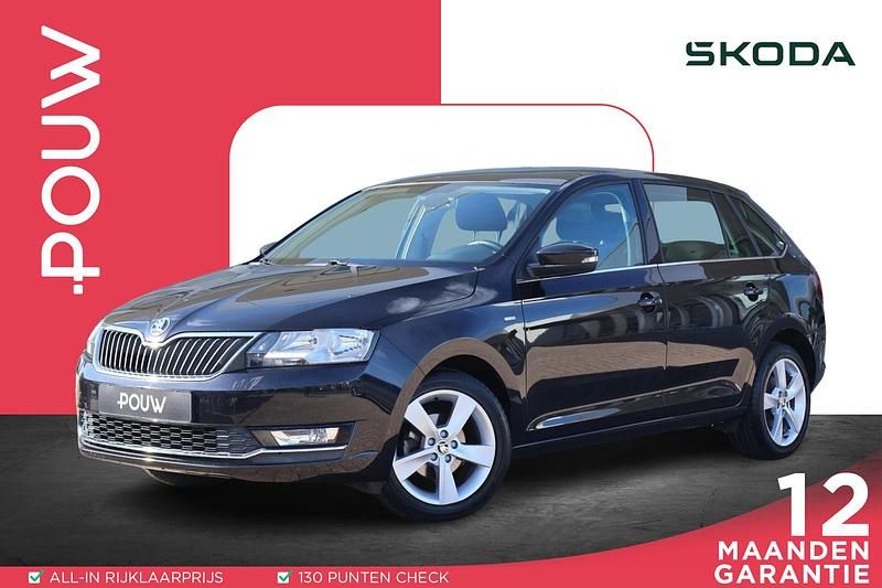 Zwart Gebruikt 2019 Skoda Rapid Clever Hatchback | € 11.900 (Eerlijke prijs) - Afbeelding 1/4