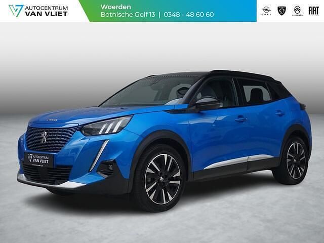 Blauw Gebruikt 2021 Peugeot e-2008 GT SUV | € 17.690 (Eerlijke prijs) - Afbeelding 1/4
