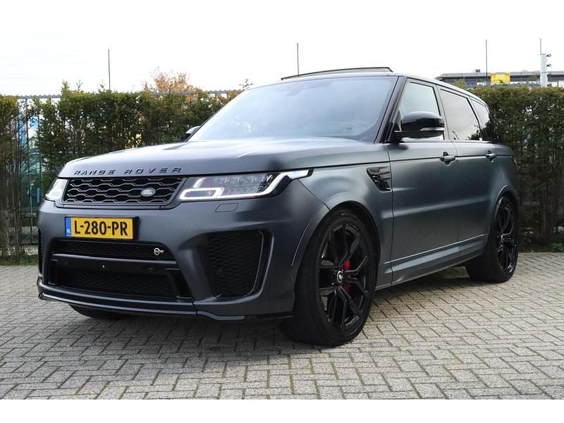 Zwart Gebruikt 2019 Land Rover Range Rover Sport SVR SUV | € 79.900 (Eerlijke prijs) - Afbeelding 1/4