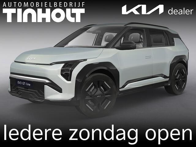 Zwart Nieuw 2026 Kia EV3 GT-Line SUV | € 42.390 (Eerlijke prijs) - Afbeelding 1/4
