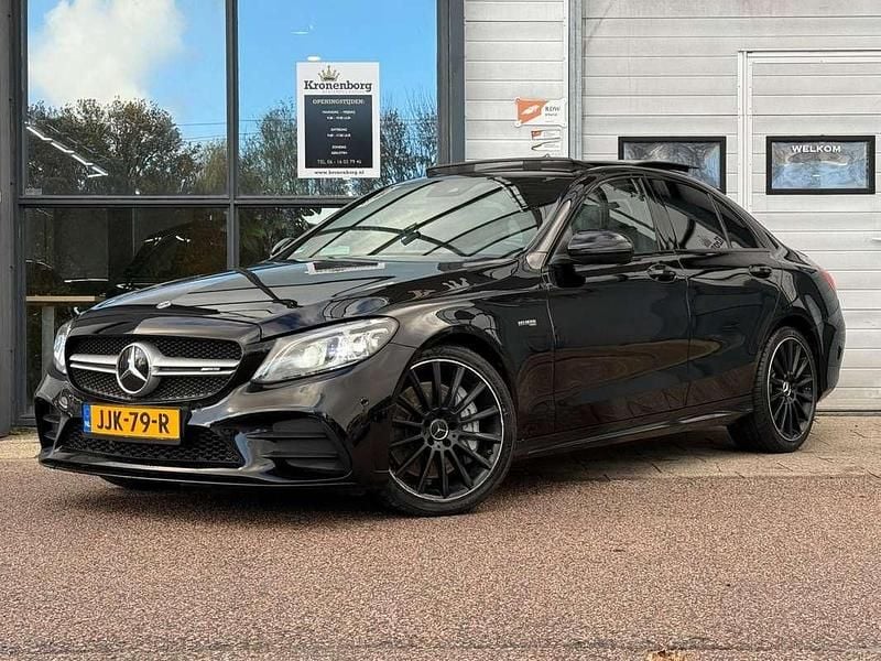 Zwart Gebruikt 2019 Mercedes C43 AMG Premium Plus Sedan | € 48.900 (Eerlijke prijs) - Afbeelding 1/4