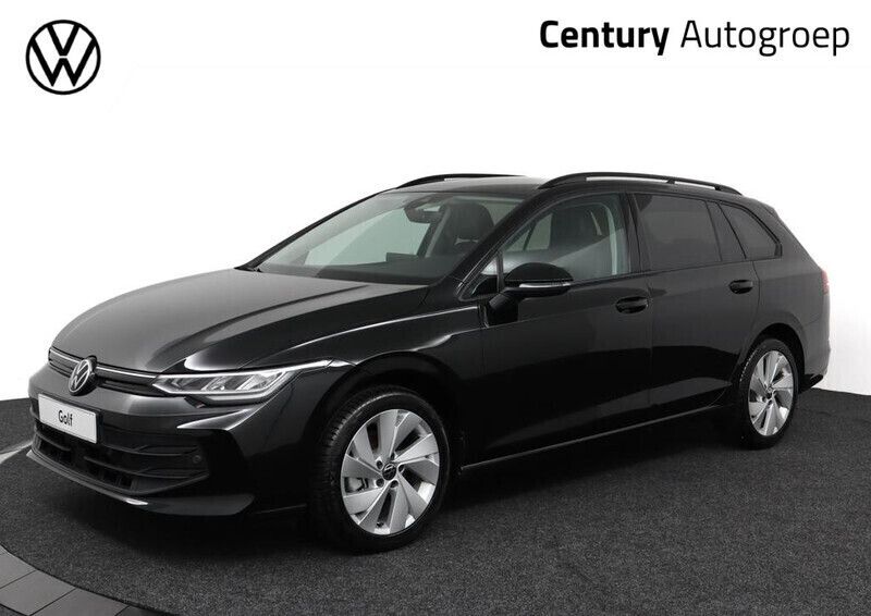 Zwart, metallic lak Nieuw 2024 VW Golf VIII Business Stationwagen | € 33.950 (Super prijs) - Afbeelding 1/4
