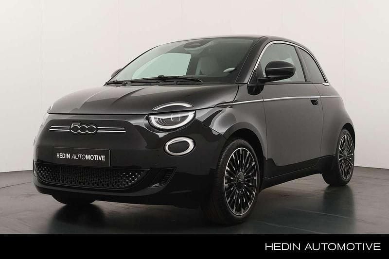 Zwart Nieuw 2025 Fiat 500e La Prima Hatchback | € 39.190 - Afbeelding 1/4