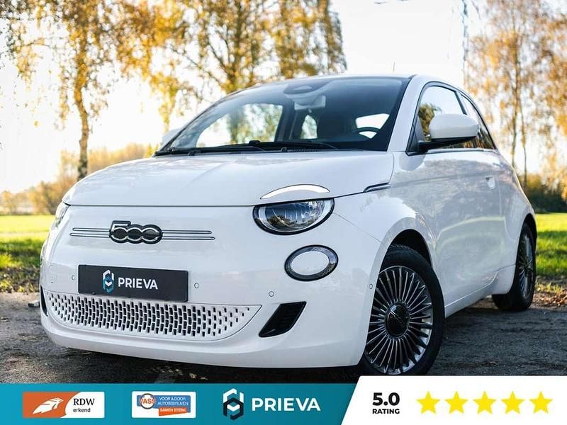 Wit Gebruikt 2021 Fiat 500e Icon Hatchback | € 11.250 (Super prijs) - Afbeelding 1/4