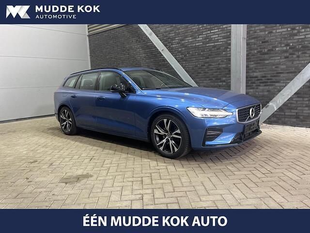 Blauw Gebruikt 2019 Volvo V60 R-Design Stationwagen | € 31.700 (Duur) - Afbeelding 1/4